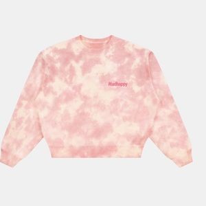 Madhappy oversized pink tie dye sweatshirt